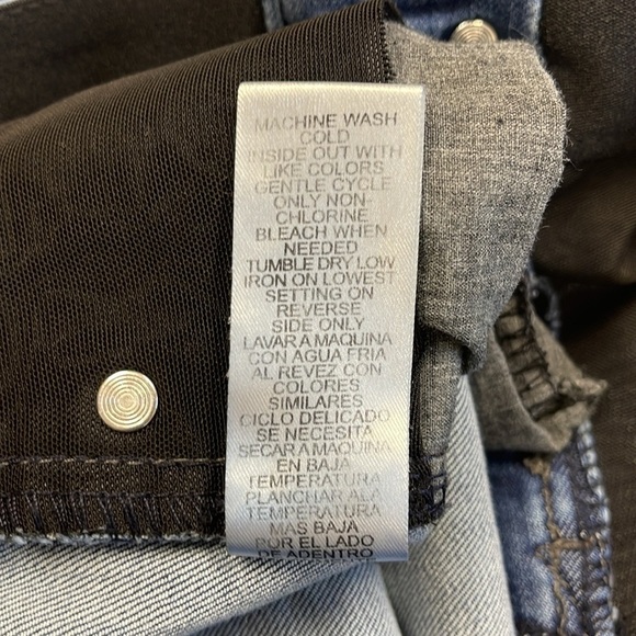 Mac and Me You Are So Loved Distressed Straight Leg Jeans Size 6 - Picture 8 of 10